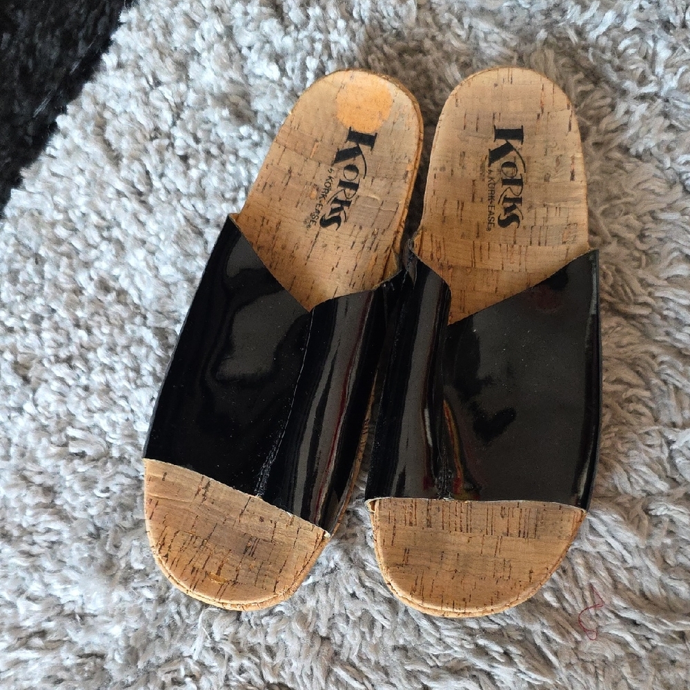 Michael Kors Black Mules with Adjustable Straps